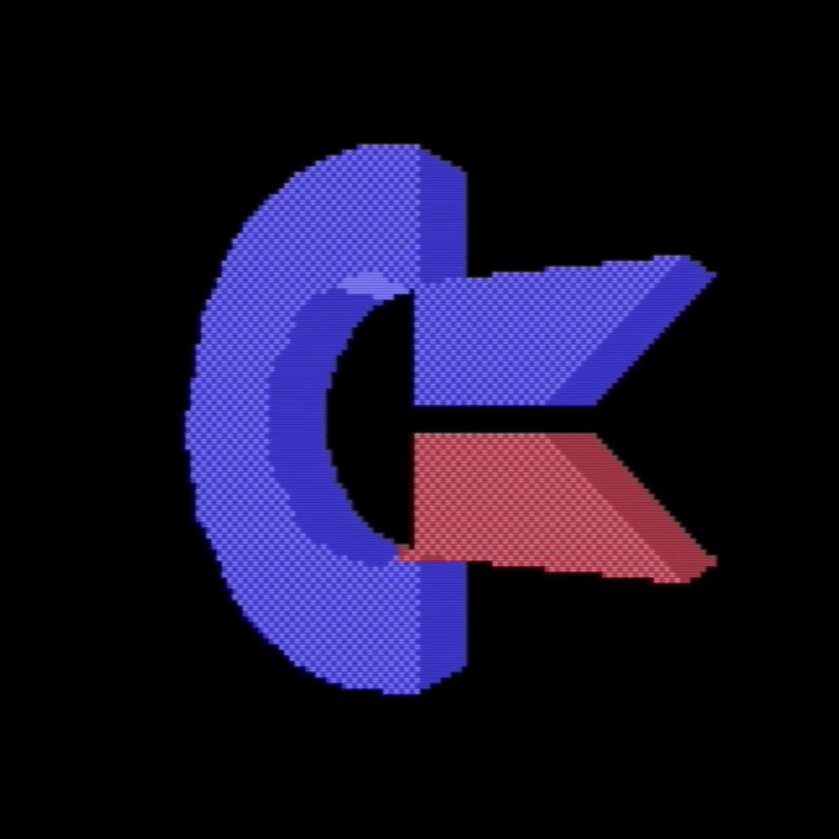 Scena dimostrativa di 3Dvibe64 per Commodore 64