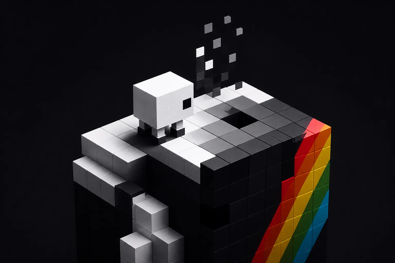 PiglyFlag trasforma la monocromia dello ZX Spectrum in linguaggio di gioco