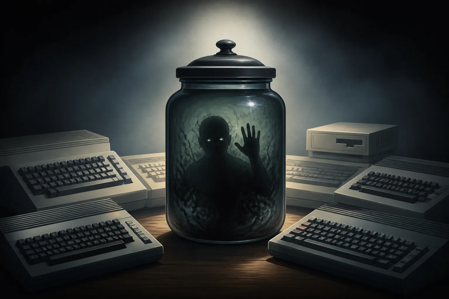 The Demon Jar porta l’horror testuale illustrato su Amiga, C64 e altri sistemi retro