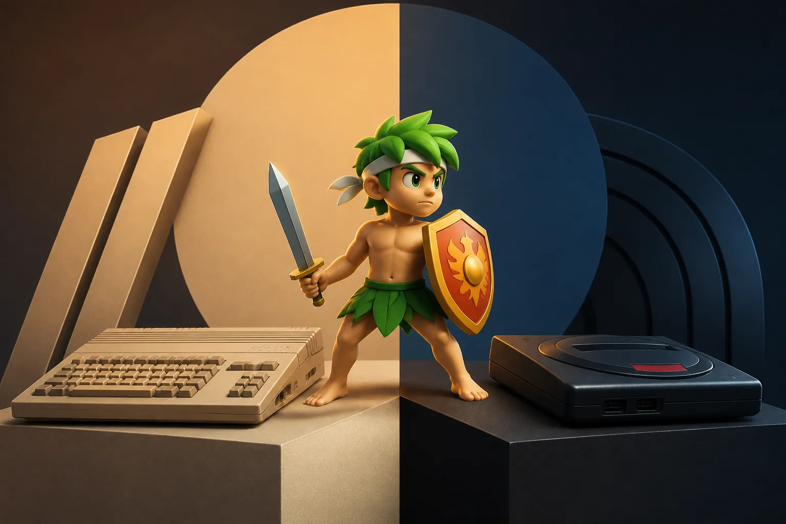 Wonder Boy riscritto in assembly 68000 per Amiga e Mega Drive